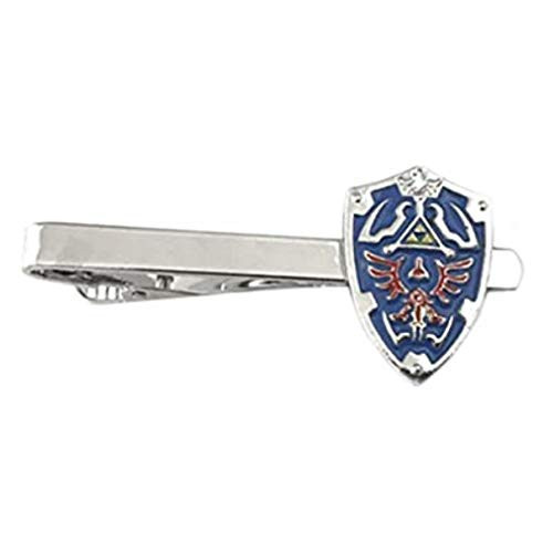 The Legend of Zelda Hylians Shield Logo Silvertone Metal Tie Clip The Legend of Zelda Hylians Shield Logo Silvertone Metal Tie Clip
