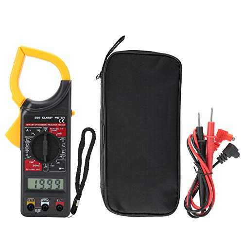 ohcoolstule Digital Clamp Meter Handheld Ammeter Voltmeter Electronic Multimeter Measuring Tool DT‑266