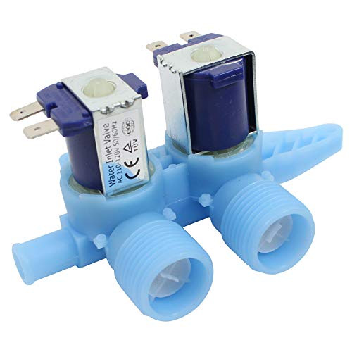 WH13X10024 Washer Dual Inlet Valve Replacement for General Electric WCSR4170D5WW - Compatible with WH13X10024 Water Valve