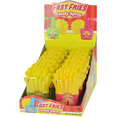 Koko's Fast Fries Candy Spray, 0.676 fl oz -20 mL- - 12 Count Display Box