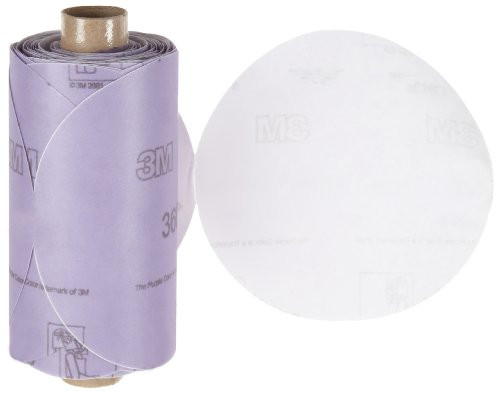 3M Stikit Film Disc Roll 360L, PSA Attachment, Aluminum Oxide, 5" Diameter, P600 Grit (Pack of 1)