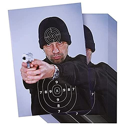 Paper Targets for Shooting Range, BB, Paintballll -17 x 25 in, 50 Sheets-