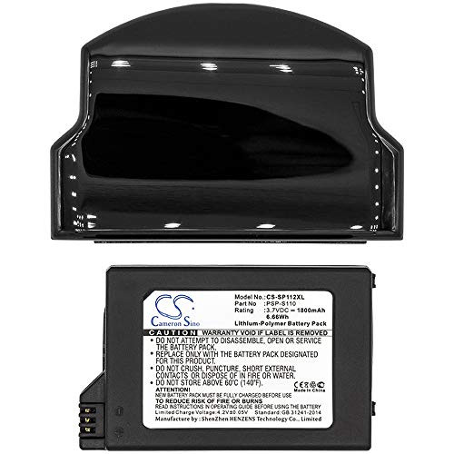 Replacement Battery for Sony PSP-3000 PSP-3004 PSP-2000 2th Silm Lite,fits PSP-S110,1800mAh/3.7V