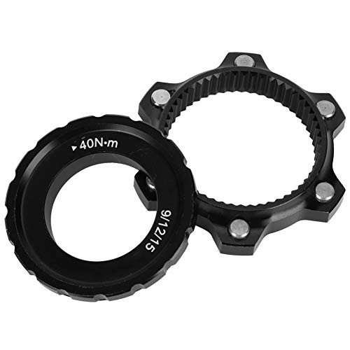 HelloCreate Center Lock Adapter, Bicycle Center Lock Adapter to 6 Bolt Disc Brake Boost Hub Spacer Bike Part Accessories