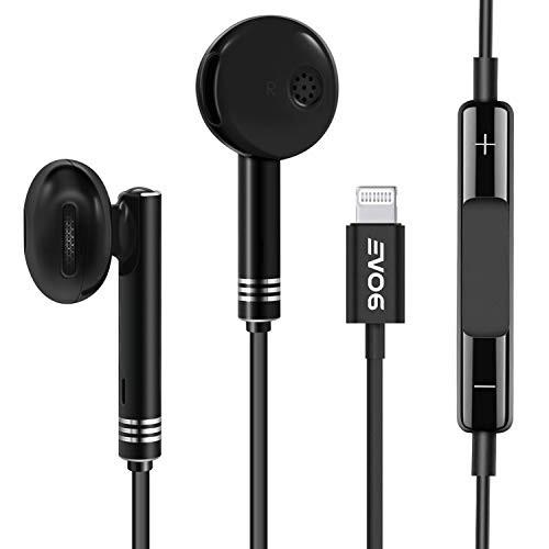 Lightning Earbuds,-Mfi Certified Wired Earbuds-,Compatible with iPhone Headphones,in-Ear Headphones,Earphones with Microphone Controller  and  Volume Control for iPhone 12/11 Pro/Se/X/Xs/Xr/Max 8/7 Plus