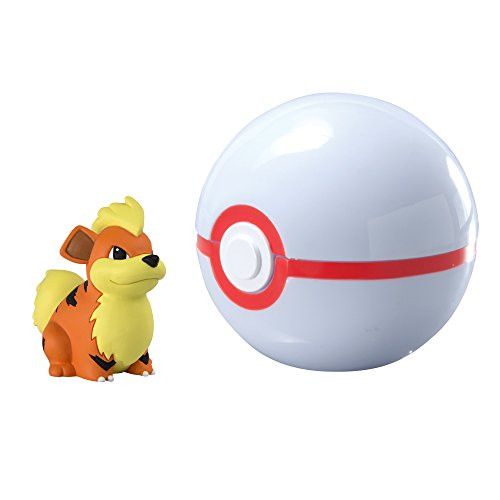 Pokémon Clip And Carry Poké Ball, Growlithe And Premier Ball Pokémon Clip And Carry Poké Ball, Growlithe And Premier Ball