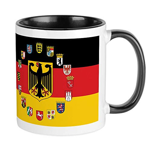 CafePress German Flag With State Arms Mugs Unique Coffee Mug, Coffee Cup