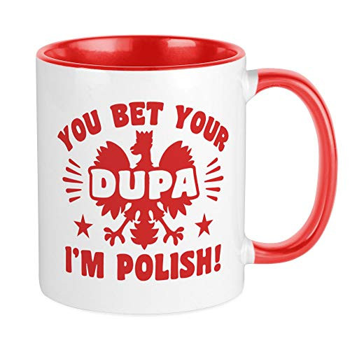 CafePress Funny Polish Dupa Mug Unique Coffee Mug, Coffee Cup