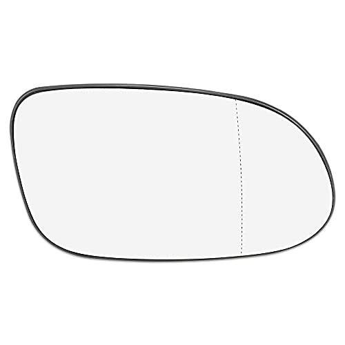 X AUTOHAUX Car Rearview Mirror Glass Replacement with Backing Plate Heated Right Passenger Side for Mercedes-Benz SL600 SL500