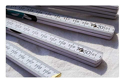 LESGAULEST Doormat Floor Rug/Mat -23.6 x 15.7 inch- - Folding Rule Measure Craft Meter Exactly 1