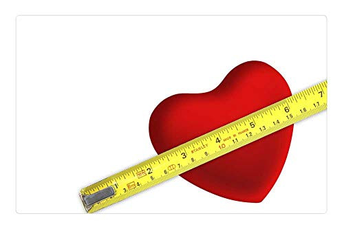 LESGAULEST Doormat Floor Rug/Mat -23.6 x 15.7 inch- - Meter Tape Measure Folding Rule Measure Heart Love LESGAULEST Doormat Floor Rug/Mat -23.6 x 15.7 inch- - Meter Tape Measure Folding Rule Measure Heart Love