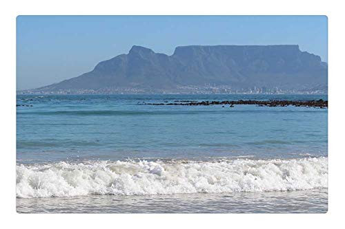 LESGAULEST Doormat Floor Rug/Mat -23.6 x 15.7 inch- - Table Mountain Cape Town South Africa Summer Sea