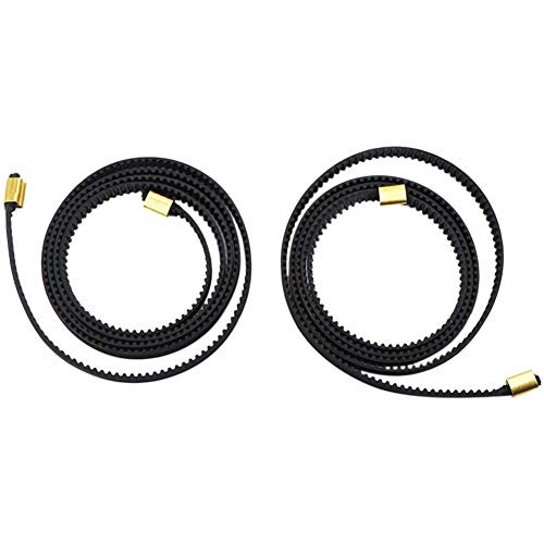 Lysee 3D Printer Parts and Accessories - 2 Pcs X Axis Rubber Stretch Parts GT2 6mm 3D Printer Synchronous Belt Durable Replacement Timing Band Open for Creality Ender 3 Lysee 3D Printer Parts and Accessories - 2 Pcs X Axis Rubber Stretch Parts GT2 6mm 3D Printer Synchronous Belt Durable Replacement Timing Band Open for Creality Ender 3