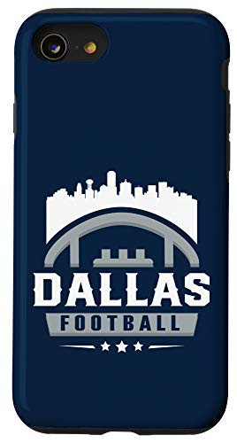 iPhone SE -2020- / 7 / 8 Classic Dallas Football Stars City Skyline Case
