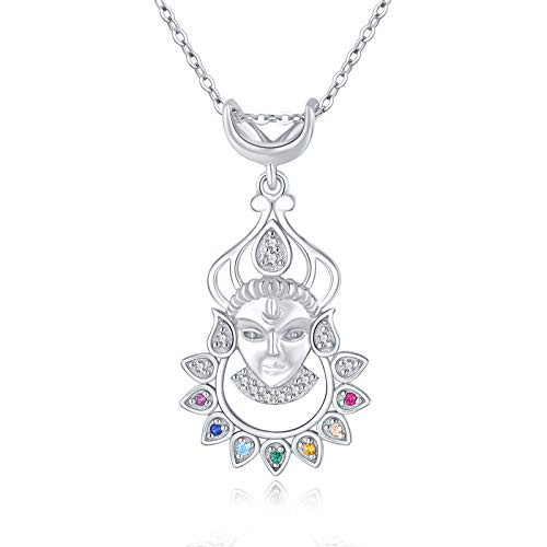 Chakra Necklace for Women 925 Sterling Silver Shiva Pendant Necklaces 7 Chakra Healing Crystal Jewelry Gift for Her. Chakra Necklace for Women 925 Sterling Silver Shiva Pendant Necklaces 7 Chakra Healing Crystal Jewelry Gift for Her.