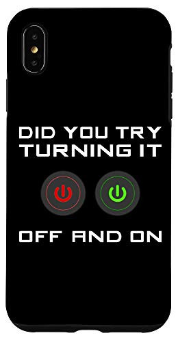 iPhone XS Max Did You Try Turning It Off / On: Funny I.T Help Desk Support Case