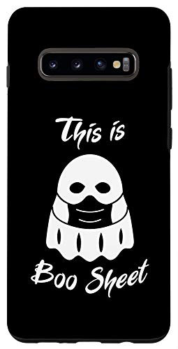 Galaxy S10 plus Ghost Boo Sheet - Halloween Quarantine 2020 Case