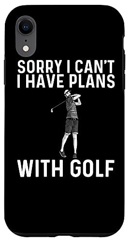 iPhone XR Cool Golf Art For Men Women Golfer Golfing Club Ball Game Case