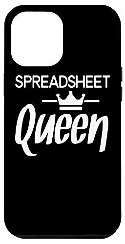 iPhone 12 Pro Max Spreadsheet Queen Funny Accounting Worksheet Lover Gift Case