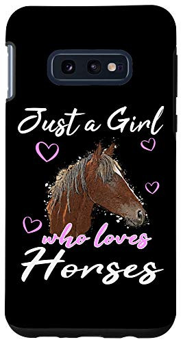 Galaxy S10e Horses horse riding horsewoman farmer riding stable horses Case