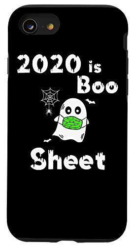 iPhone SE -2020- / 7 / 8 Lazy Halloween Costume Ghost Wear Mask 2020 is Boo Sheet Case