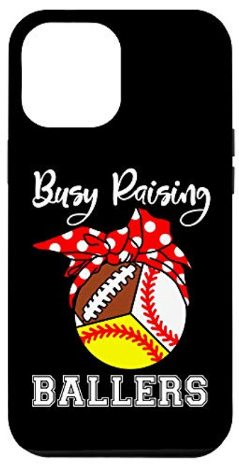 iPhone 12 Pro Max Busy Raising Ballers Funny Mom Baseball Softball Football Case iPhone 12 Pro Max Busy Raising Ballers Funny Mom Baseball Softball Football Case