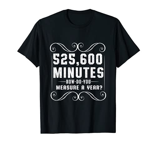 525600 Minutes Measure A Year Stage Manager T-Shirt