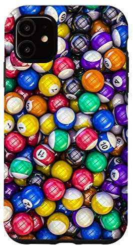 iPhone 11 Pool Player Billiard Balls Pattern Case