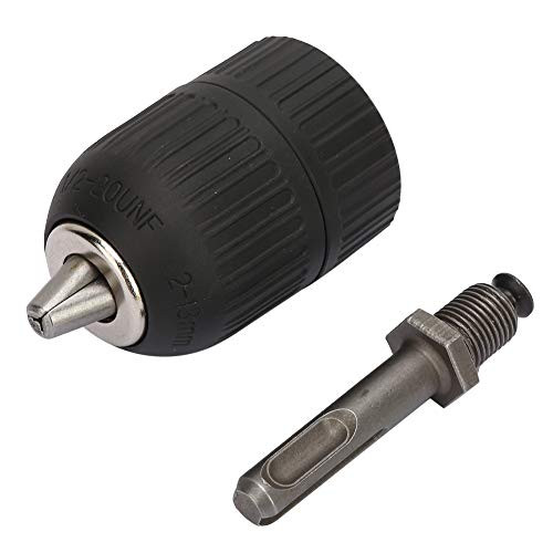 Black Stable Plastic  plus Steel Drill Chuck, High Performance Drill Chuck Accessories, Reliable for Machining Center Drill Machines Lathes Milling Machines