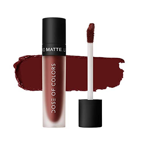 Dose of Colors - Liquid Matte Lipstick - Brick, 0.16oz