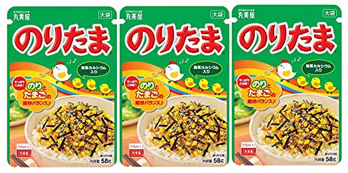 Marumiya Furikake Rice Seasoning, "Egg and Seaweed Flavor" -2.04oz-Pack of 3-- Marumiya Furikake Rice Seasoning, "Egg and Seaweed Flavor" -2.04oz-Pack of 3--