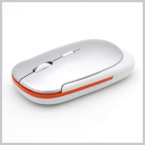 2.4Ghz Mini Optical Wireless Gamer Mouse with USB Receiver Mouse for PC Gaming Laptop -Color : Silver-