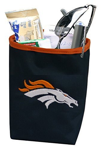 NFL Denver Broncos Logo Car Pocket Organizer - Hangs from Car Vent