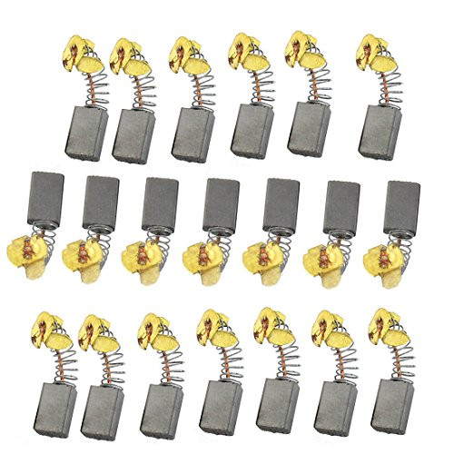 IIVVERR 10 Pairs Electric Drill Parts Motor Carbon Brushes 12mm x 8mm x 5mm -10 pares de taladro electrico repuestos para motores Motor Brushes 12 mm x 8 mm x 5 mm IIVVERR 10 Pairs Electric Drill Parts Motor Carbon Brushes 12mm x 8mm x 5mm -10 pares de taladro electrico repuestos para motores Motor Brushes 12 mm x 8 mm x 5 mm