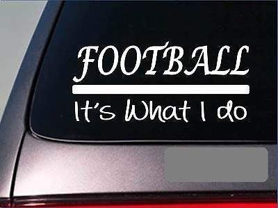 Football Linebacker Vinyl Decal Car Window Stickers for Laptop Quote Funny Decals Computer Water Bottle Door Stickers Wall Decor
