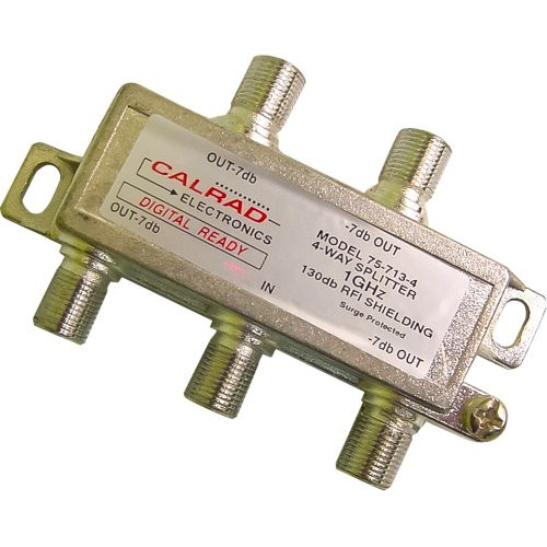 Calrad 75-713-4 4-Way 1GHz Digital Splitter