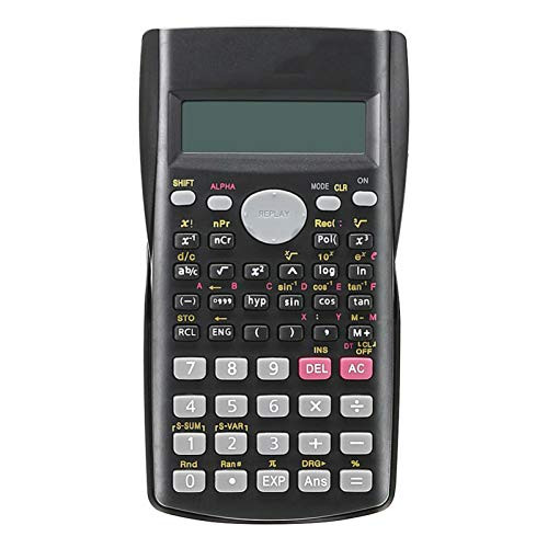 YJS Handheld Student's Scientific Calculator 2 Line Display Portable Multifunctional Calculator for Mathematics Teachin