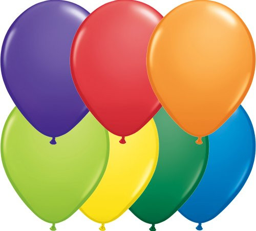 Qualatex Latex Balloons 20915-Q CARNIVAL ASSORTMENT, 11"