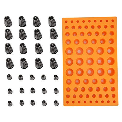 Collet Organizer, Drill Bit Storage Box, Drill Bit Collet Stoage Kit Stable And Durable for Different Sizes Of Chucks Industrial Storage