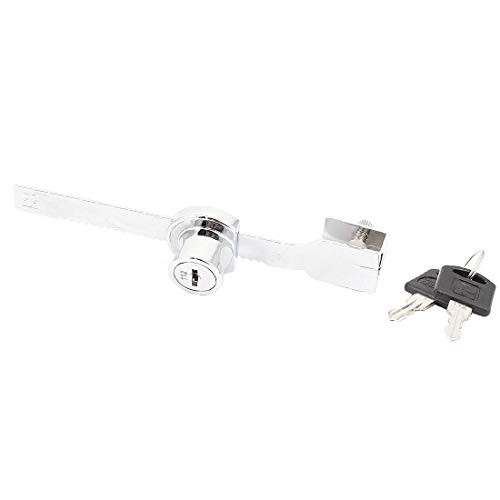 New Lon0167 Cabinet Display Featured Case Showcase Sliding reliable efficacy Glass Door Lock Silver Tone-id:305 ac 51 6c0-