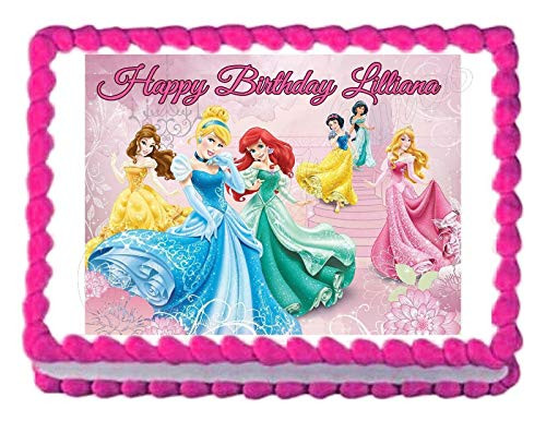 Cakes for Cures Princess Party Decoration Edible Cake Image Cake Topper Frosting Sheet