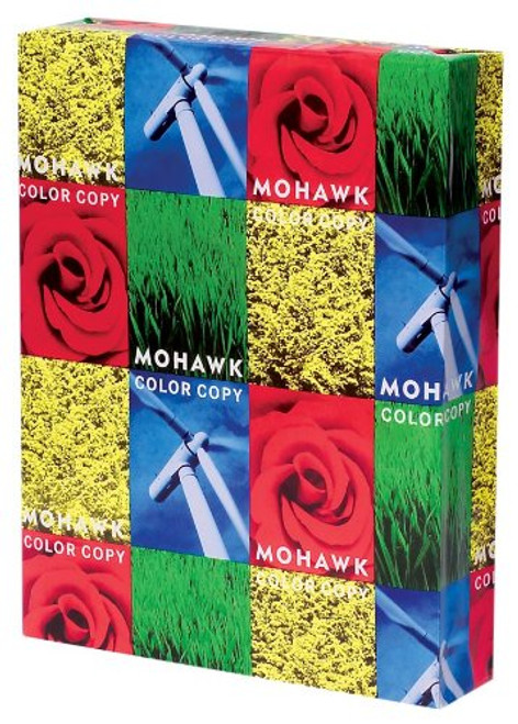 Mohawk Color Copy 98 Paper Smooth Finish 98-bright, 28 lb, 8.5 x 11 Inch, 500 Sheets/Ream - Sold as 1 Ream, Bright White Shade -12-203-