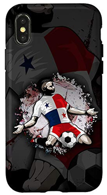 iPhone X/XS Panama Soccer Panamanian National Flag Proud Football Lovers Case