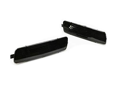 Clear/Dark Smoke/Amber/Light Smoke Lens Front Bumper Side Marker Light Reflector Fender Replacement for VW Golf MK6 Jetta Sportwagen -Dark Smoke- Clear/Dark Smoke/Amber/Light Smoke Lens Front Bumper Side Marker Light Reflector Fender Replacement for VW Golf MK6 Jetta Sportwagen -Dark Smoke-