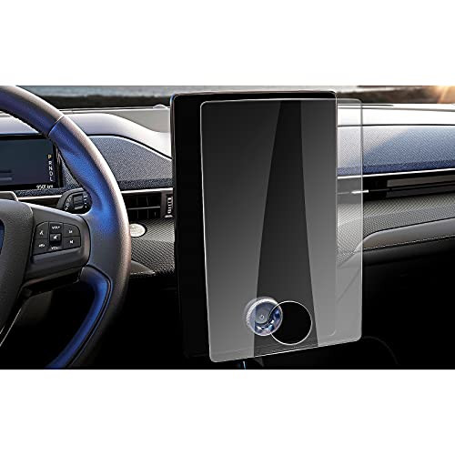 R RUIYA Center Control Screen Nano Protector for 2021 Mustang Mach-E 15.5 Inch Sync 4 Infotainment System Navigation Touchscreen Center Display High Clarity Clear HD Protective Film