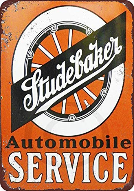 MAIYUAN Wall Decor Sign Studebaker Automobile Service Rustic Vintage Aluminum Metal Sign 8x12 Inches -BBM4071-