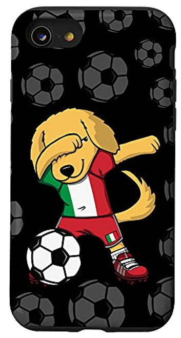 iPhone SE -2020- / 7 / 8 Dabbing Golden Retriever Italy Soccer Fans Jersey Football Case iPhone SE -2020- / 7 / 8 Dabbing Golden Retriever Italy Soccer Fans Jersey Football Case