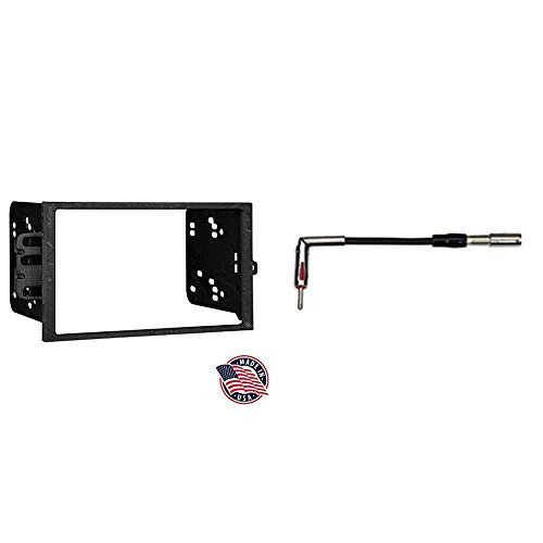 Metra Electronics 95-2001 Double DIN Installation Dash Kit for Select 1990-Up GM Vehicles and 40-GM10 GM Antenna Adapter Metra Electronics 95-2001 Double DIN Installation Dash Kit for Select 1990-Up GM Vehicles and 40-GM10 GM Antenna Adapter