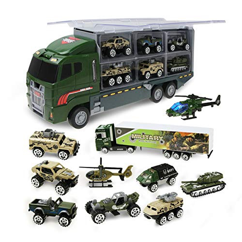 Jenilily Construction Truck Vehicle Container Car Toy Set Trucks Excavator Cement Truck Dumper Bulldozer Forklift Road Roller for Children Kids (11 in 1 Green) Jenilily Construction Truck Vehicle Container Car Toy Set Trucks Excavator Cement Truck Dumper Bulldozer Forklift Road Roller for Children Kids (11 in 1 Green)