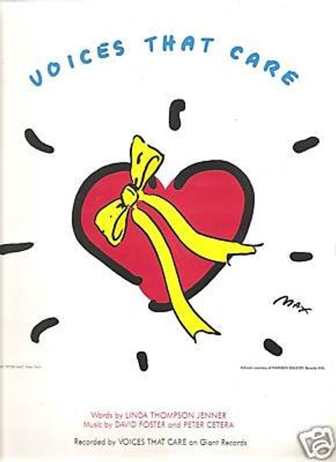 Sheet Music Voices That Care Foster Peter Cetera 88